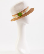 Шляпа, Соломка, цвет – Белый, арт – 099977