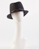 Шляпа, Соломка, цвет – Черный, арт – 099986
