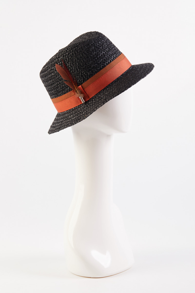 Шляпа, Соломка, цвет – Черный, арт – 099993