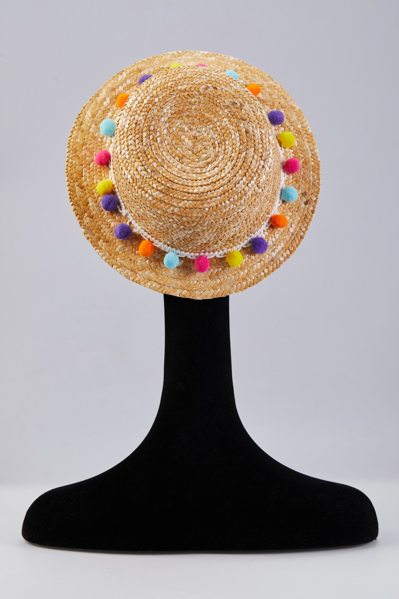 Шляпа, Соломка, цвет-Натуральный1, арт -096005