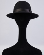 Шляпа, Фетр, цвет-Черный, арт-099352