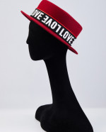 Шляпа,Фетр, цвет-Бордовый, арт-099360