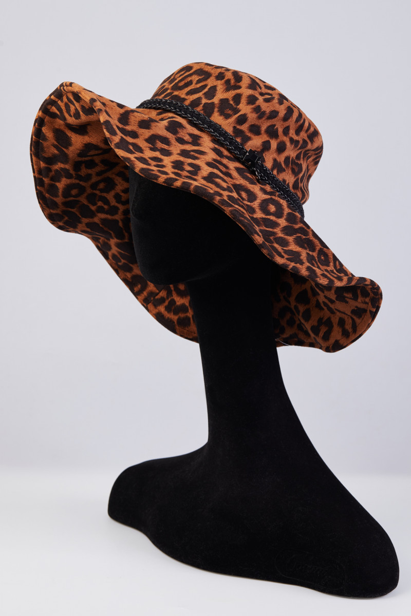 Шляпа,Трикотаж, цвет-Леопард, арт-099929