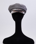 Шляпа, мех –Шерсть, цвет – Серый, арт – 100558