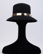Шляпа, мех –Фетр, цвет – Черный, арт – 100615